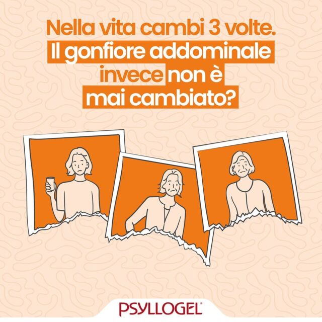 Per il gonfiore addominale, a 20, 45 o 70 anni, c’è Psyllogel Gonfiore, 11 miliardi di fermenti probiotici appositamente selezionati per aiutarti a far andare via quella fastidiosa aria in eccesso intrappolata nell’intestino, e darti una sensazione di leggerezza e comfort. Scopri di più: psyllogel.it​⁣
⁣
#psyllogel​⁣
#psyllogelgonfiore​⁣
#microbiota